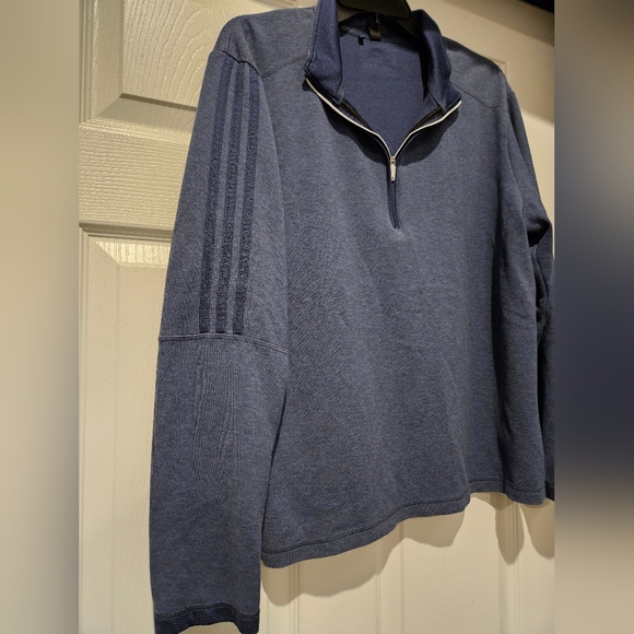 Adidas Men's Quarter Zip - Picture 3 of 4